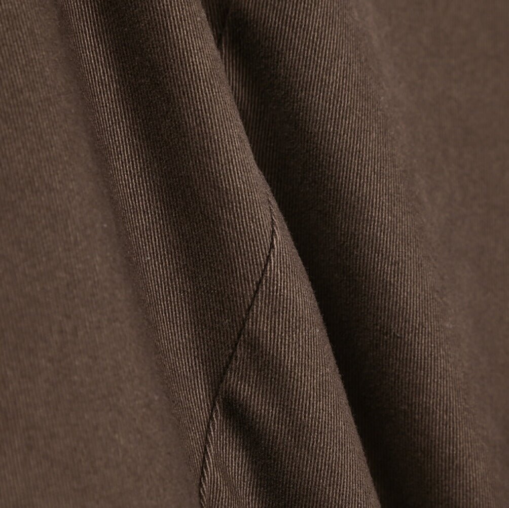 BERWICH "SC SLIM - GD" ストレッチコットンチノ ノータックパンツ ブラウン(moro) 46 | GUARDAROBA MILANO OFFICIAL STORE