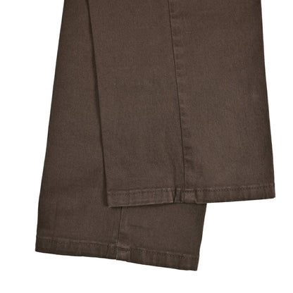 BERWICH "SC SLIM - GD" ストレッチコットンチノ ノータックパンツ ブラウン(moro) 46 | GUARDAROBA MILANO OFFICIAL STORE