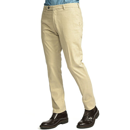 BERWICH "SC SLIM - GD" ストレッチコットンチノ ノータックパンツ ベージュ(beige) 46 | GUARDAROBA MILANO OFFICIAL STORE