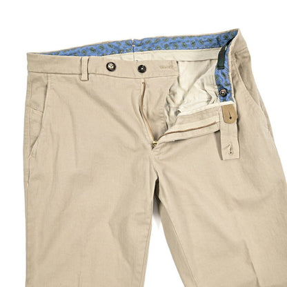 BERWICH "SC SLIM - GD" ストレッチコットンチノ ノータックパンツ ベージュ(beige) 46 | GUARDAROBA MILANO OFFICIAL STORE