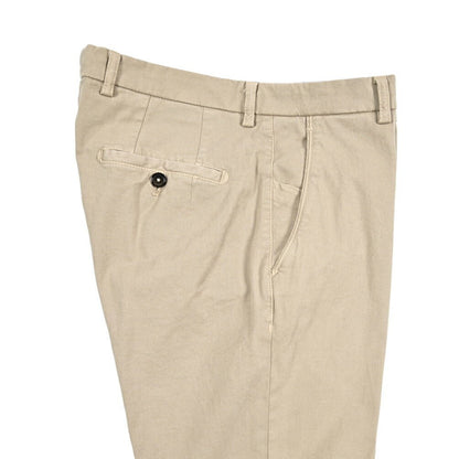 BERWICH "SC SLIM - GD" ストレッチコットンチノ ノータックパンツ ベージュ(beige) 46 | GUARDAROBA MILANO OFFICIAL STORE