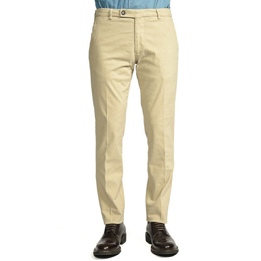 BERWICH "SC SLIM - GD" ストレッチコットンチノ ノータックパンツ ベージュ(beige) 46 | GUARDAROBA MILANO OFFICIAL STORE
