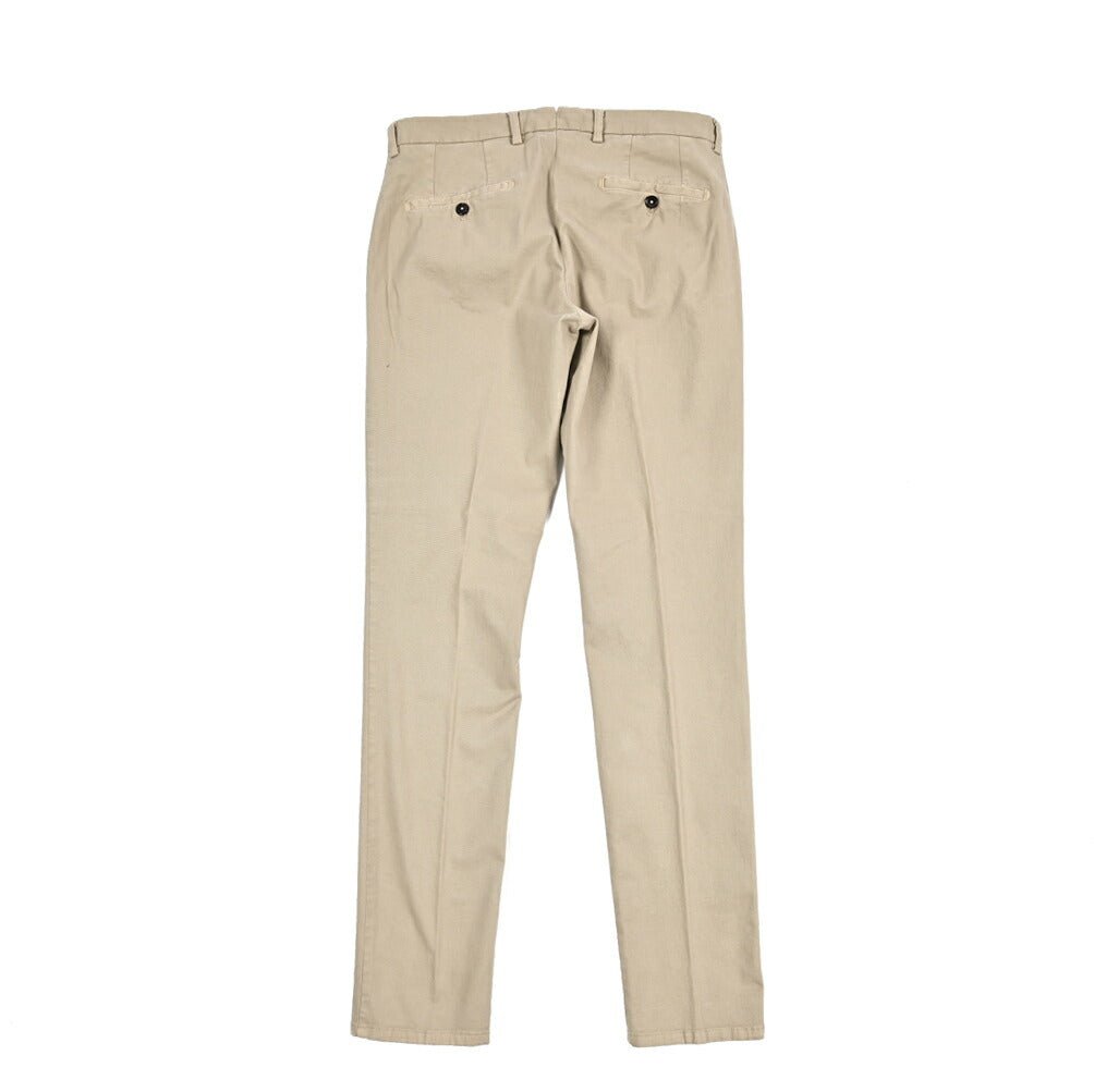 BERWICH "SC SLIM - GD" ストレッチコットンチノ ノータックパンツ ベージュ(beige) 46 | GUARDAROBA MILANO OFFICIAL STORE