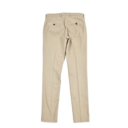 BERWICH "SC SLIM - GD" ストレッチコットンチノ ノータックパンツ ベージュ(beige) 46 | GUARDAROBA MILANO OFFICIAL STORE