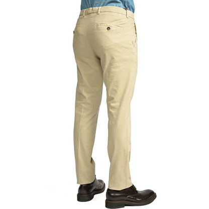 BERWICH "SC SLIM - GD" ストレッチコットンチノ ノータックパンツ ベージュ(beige) 46 | GUARDAROBA MILANO OFFICIAL STORE