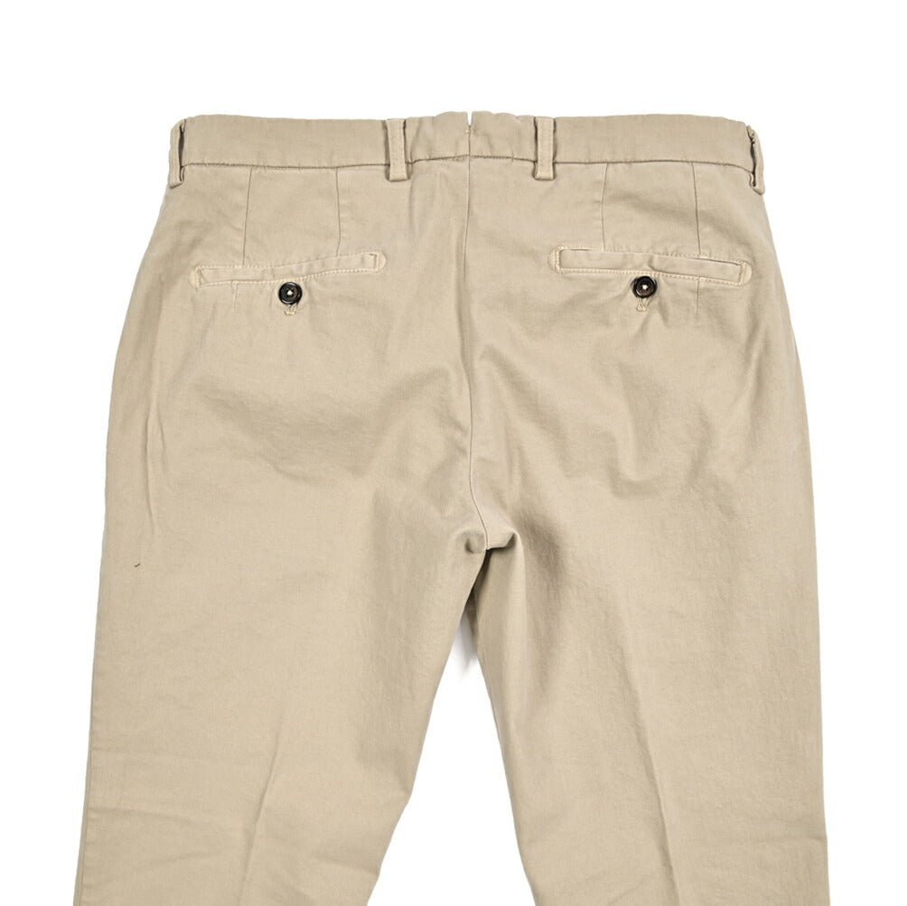 BERWICH "SC SLIM - GD" ストレッチコットンチノ ノータックパンツ ベージュ(beige) 46 | GUARDAROBA MILANO OFFICIAL STORE