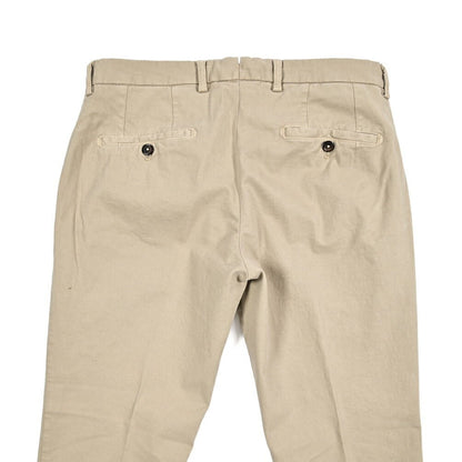 BERWICH "SC SLIM - GD" ストレッチコットンチノ ノータックパンツ ベージュ(beige) 46 | GUARDAROBA MILANO OFFICIAL STORE