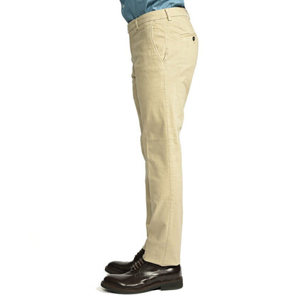 BERWICH "SC SLIM - GD" ストレッチコットンチノ ノータックパンツ ベージュ(beige) 46 | GUARDAROBA MILANO OFFICIAL STORE