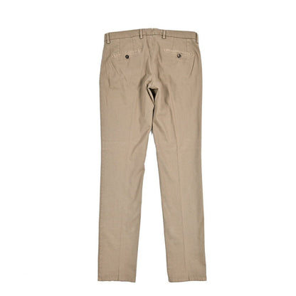 BERWICH "SC SLIM - GD" ストレッチコットンチノ ノータックパンツ ブラウン(noce) 46 | GUARDAROBA MILANO OFFICIAL STORE