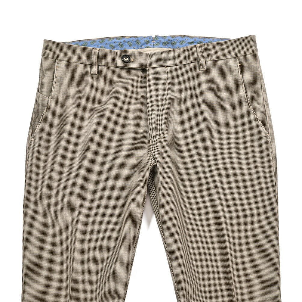 BERWICH “SC SLIM-GD” ストレッチコットン ノータックチノパンツ ベージュ(noce) 46 | GUARDAROBA MILANO OFFICIAL STORE