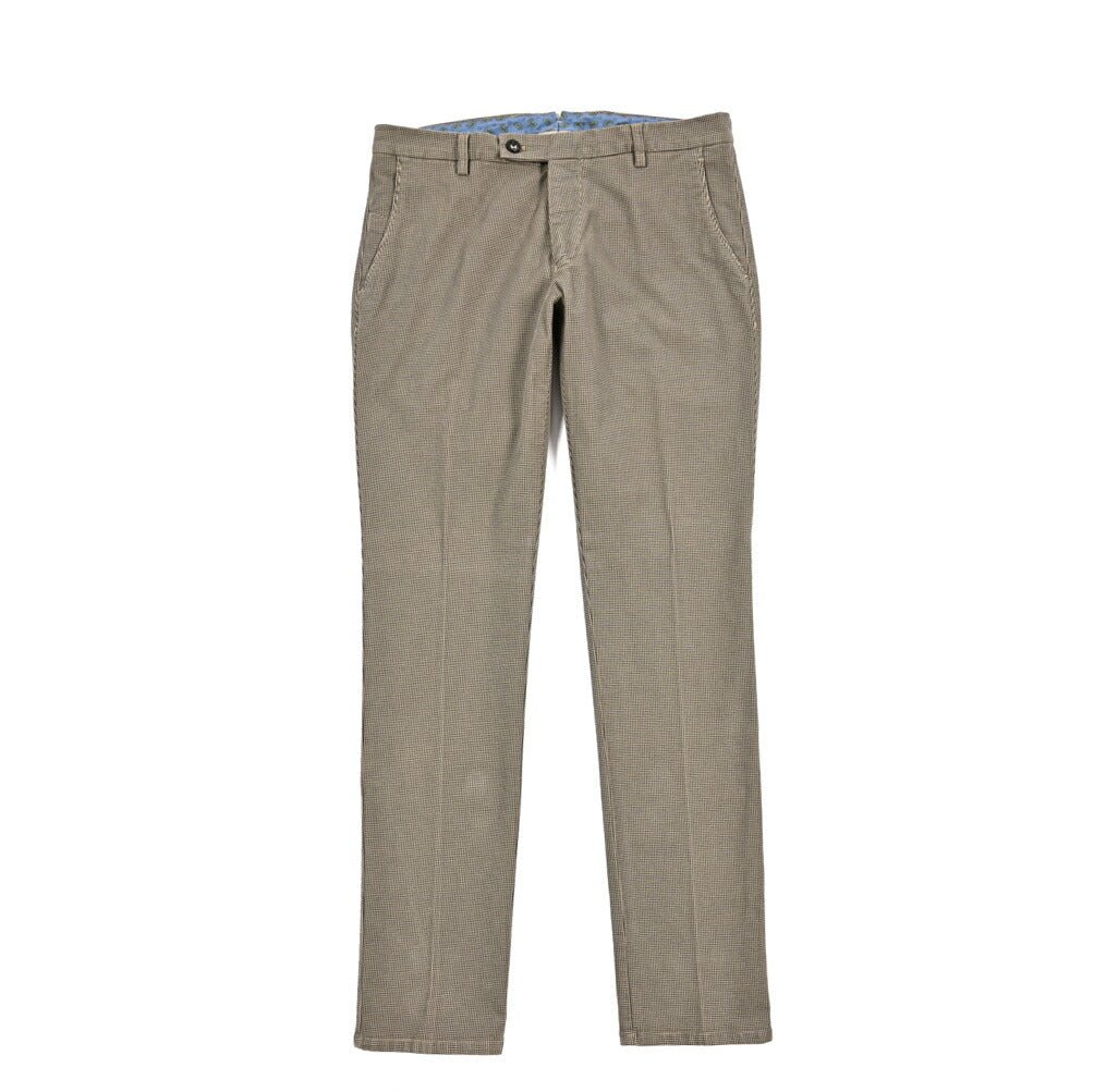 BERWICH “SC SLIM-GD” ストレッチコットン ノータックチノパンツ ベージュ(noce) 46 | GUARDAROBA MILANO OFFICIAL STORE