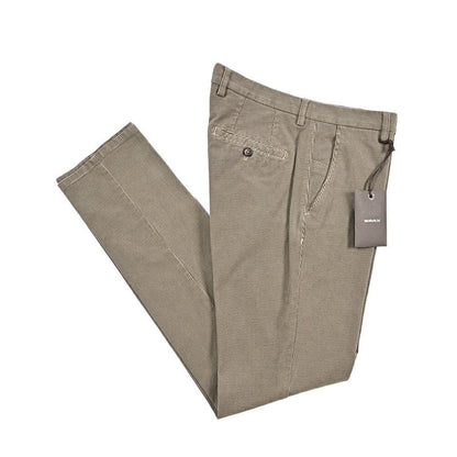 BERWICH “SC SLIM-GD” ストレッチコットン ノータックチノパンツ ベージュ(noce) 46 | GUARDAROBA MILANO OFFICIAL STORE