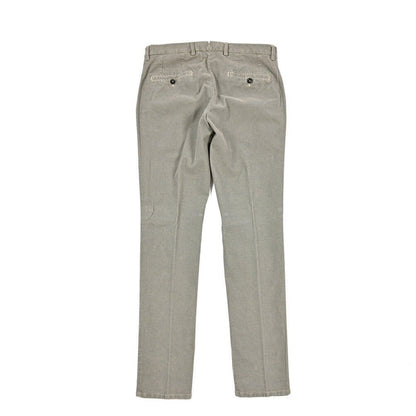 BERWICH “SC SLIM-GD” ストレッチコットン ノータックチノパンツ ベージュ(beige) 48 | GUARDAROBA MILANO OFFICIAL STORE