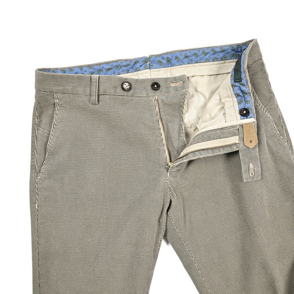 BERWICH “SC SLIM-GD” ストレッチコットン ノータックチノパンツ ベージュ(beige) 48 | GUARDAROBA MILANO OFFICIAL STORE