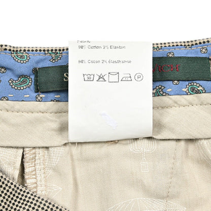 BERWICH “SC SLIM-GD” ストレッチコットン ノータックチノパンツ ベージュ(beige) 48 | GUARDAROBA MILANO OFFICIAL STORE