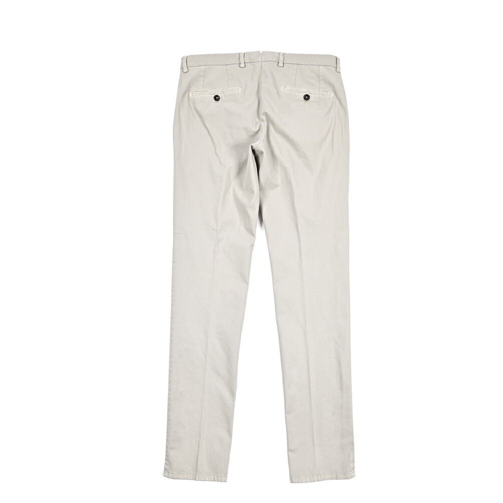 BERWICH “SC SLIM - GD” ストレッチコットン ノータックチノパンツ グレージュ(pomice) 46 | GUARDAROBA MILANO OFFICIAL STORE