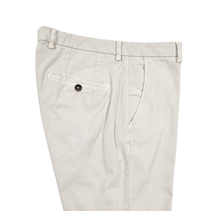 BERWICH “SC SLIM - GD” ストレッチコットン ノータックチノパンツ グレージュ(pomice) 46 | GUARDAROBA MILANO OFFICIAL STORE