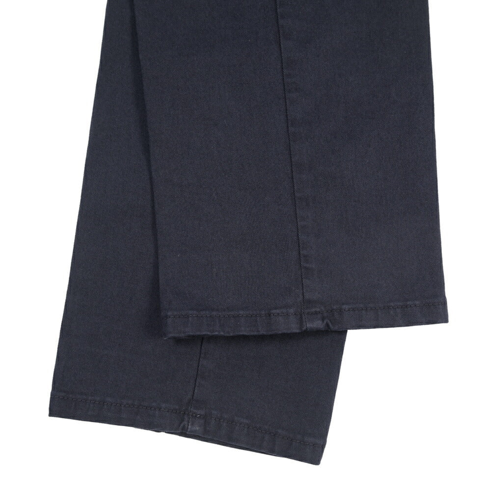 BERWICH “SC SLIM-GD” ストレッチコットン ノータックチノパンツ ネイビー(navy) 54 | GUARDAROBA MILANO OFFICIAL STORE