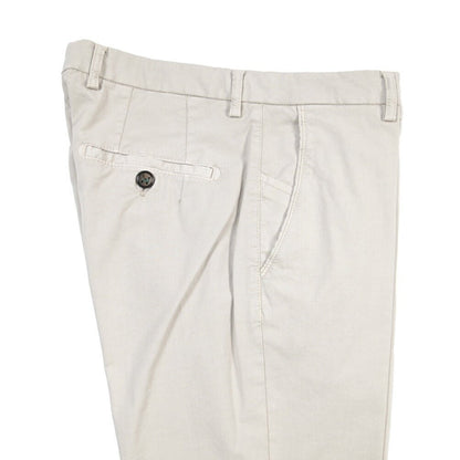 BERWICH “SC SLIM-GD” ストレッチコットン ノータックチノパンツ グレー(pomice008) 46 | GUARDAROBA MILANO OFFICIAL STORE