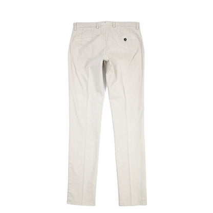 BERWICH “SC SLIM-GD” ストレッチコットン ノータックチノパンツ グレー(pomice008) 46 | GUARDAROBA MILANO OFFICIAL STORE