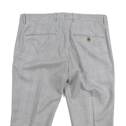 BERWICH “SC/1” コットン混ウール ノータックパンツ ブルーグレー(blue) 48 | GUARDAROBA MILANO OFFICIAL STORE