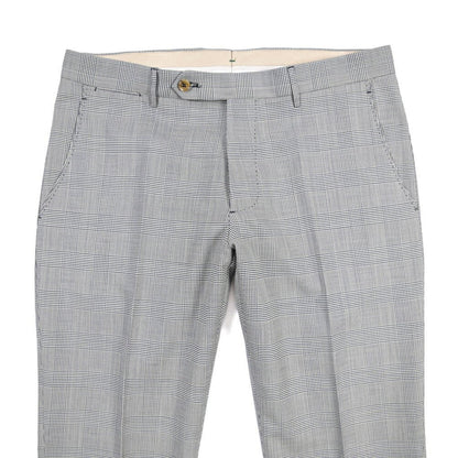 BERWICH “SC/1” コットン混ウール ノータックパンツ ブルーグレー(blue) 48 | GUARDAROBA MILANO OFFICIAL STORE