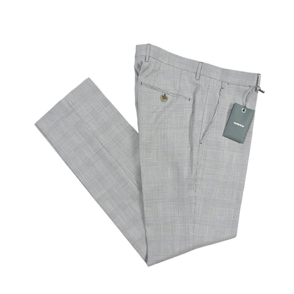BERWICH “SC/1” コットン混ウール ノータックパンツ ブルーグレー(blue) 48 | GUARDAROBA MILANO OFFICIAL STORE
