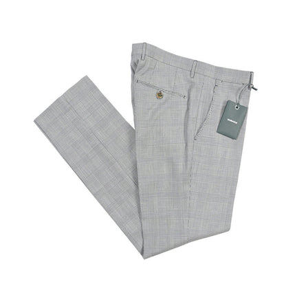 BERWICH “SC/1” コットン混ウール ノータックパンツ ブルーグレー(blue) 48 | GUARDAROBA MILANO OFFICIAL STORE