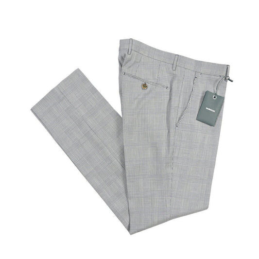BERWICH “SC/1” コットン混ウール ノータックパンツ ブルーグレー(blue) 48 | GUARDAROBA MILANO OFFICIAL STORE