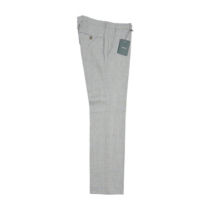 BERWICH “SC/1” コットン混ウール ノータックパンツ ブルーグレー(blue) 48 | GUARDAROBA MILANO OFFICIAL STORE