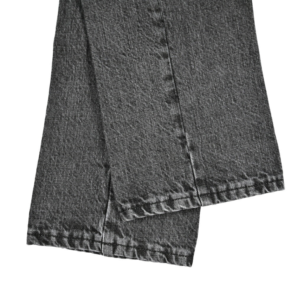 BERWICH "SCOTCH" コットン100% ツータック デニムスラックス / デニスラ ブラック(black denim) 44 | GUARDAROBA MILANO OFFICIAL STORE