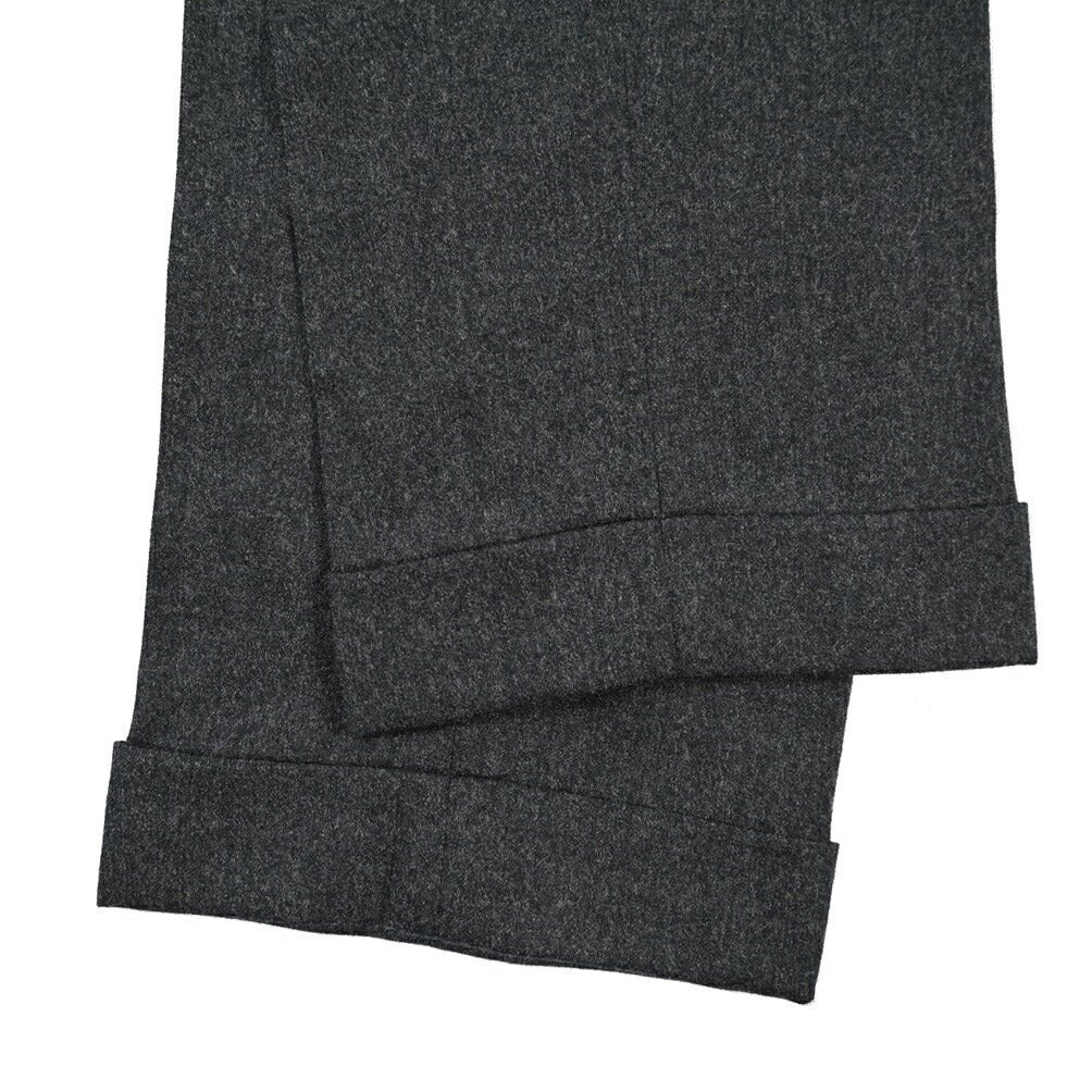 BERWICH “SCOTCH” ヴァージンウール100% ツータックスラックス ダークグレー(smoke) 50 | GUARDAROBA MILANO OFFICIAL STORE