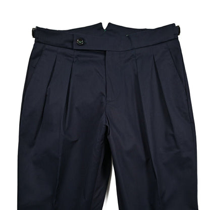 BERWICH "SCOTCH" ストレッチコットン ツータックパンツ｜425114 - 44｜GUARDAROBA MILANO OFFICIAL STORE