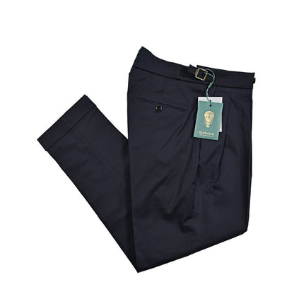 BERWICH "SCOTCH" ストレッチコットン ツータックパンツ｜425114 - 44｜GUARDAROBA MILANO OFFICIAL STORE