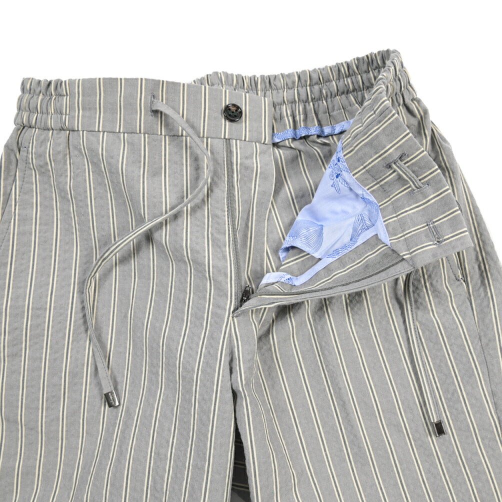 BERWICH “SHORT SPIAGGIA” コットン100% ノータックショーツ グレー(grey) 46 | GUARDAROBA MILANO OFFICIAL STORE