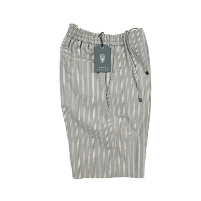 BERWICH “SHORT SPIAGGIA” コットン100% ノータックショーツ グレー(grey) 46 | GUARDAROBA MILANO OFFICIAL STORE