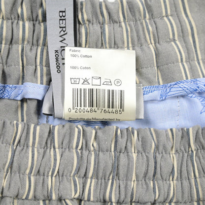 BERWICH “SHORT SPIAGGIA” コットン100% ノータックショーツ グレー(grey) 46 | GUARDAROBA MILANO OFFICIAL STORE