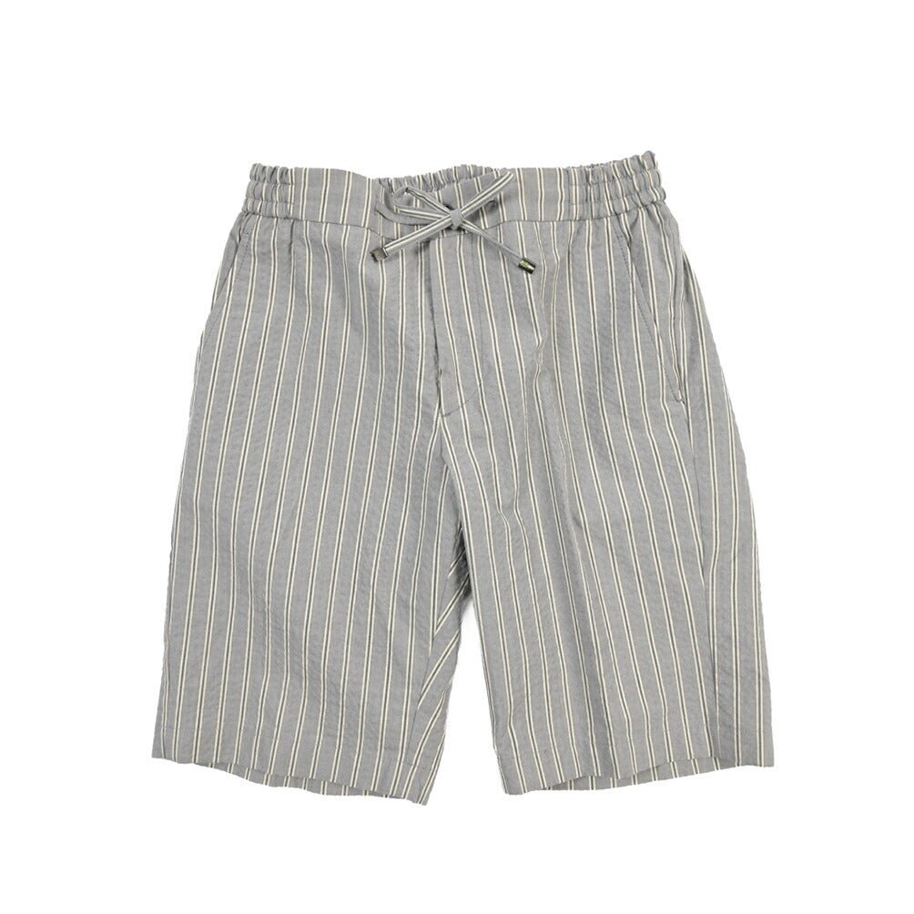 BERWICH “SHORT SPIAGGIA” コットン100% ノータックショーツ グレー(grey) 46 | GUARDAROBA MILANO OFFICIAL STORE