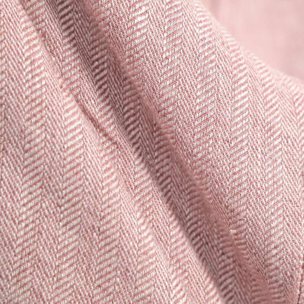 BERWICH “SHORT SPIAGGIA” リネン100% ノータックショーツ ピンク(rose) 46 | GUARDAROBA MILANO OFFICIAL STORE