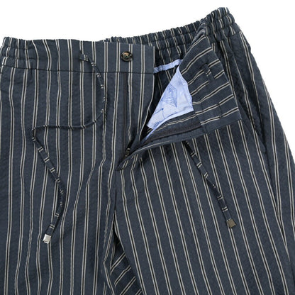 BERWICH “SHORT SPIAGGIA” ノータックコットンショーツ ネイビー(navy) 46 | GUARDAROBA MILANO OFFICIAL STORE