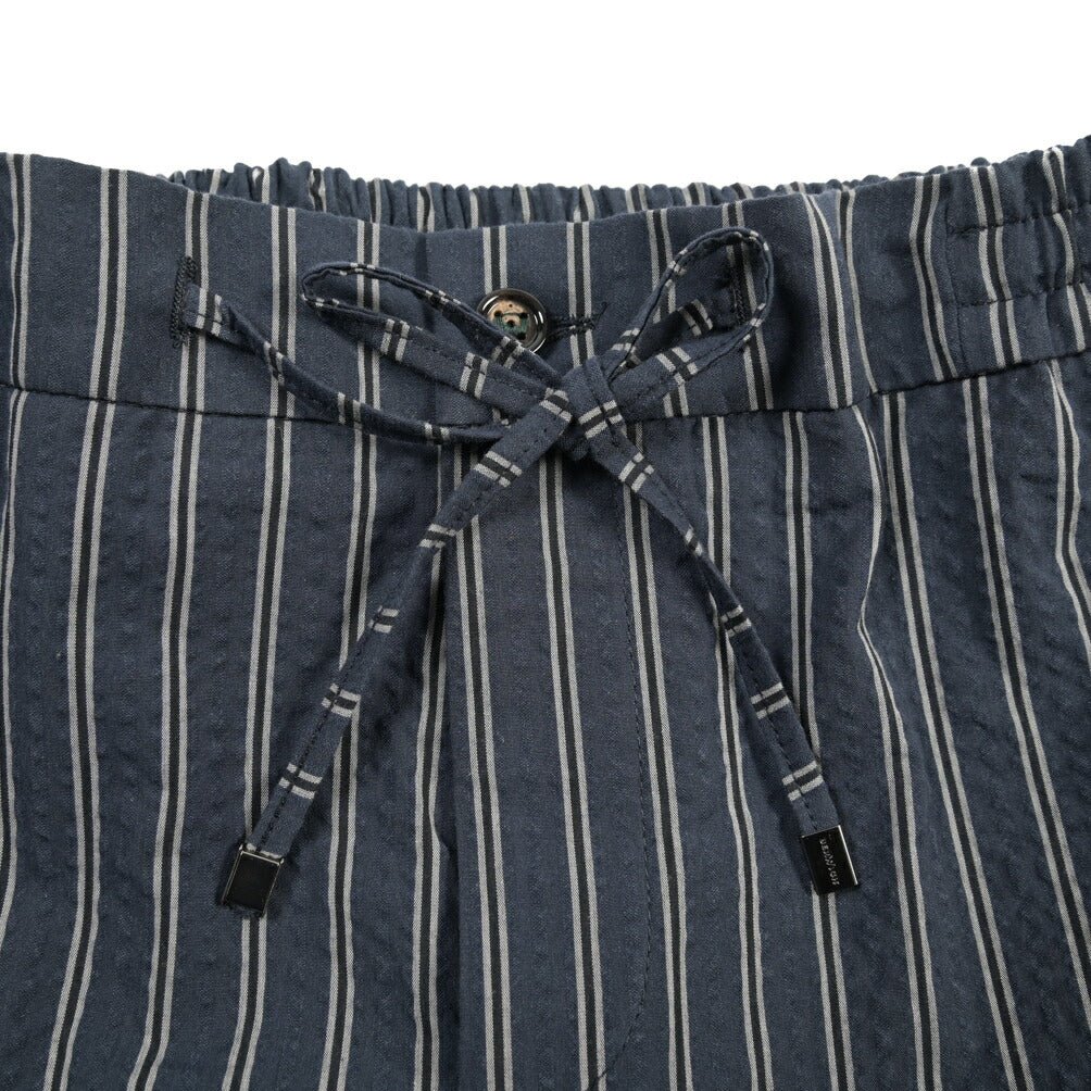 BERWICH “SHORT SPIAGGIA” ノータックコットンショーツ ネイビー(navy) 46 | GUARDAROBA MILANO OFFICIAL STORE