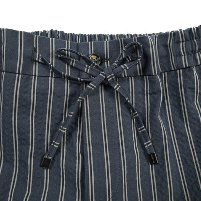 BERWICH “SHORT SPIAGGIA” ノータックコットンショーツ ネイビー(navy) 46 | GUARDAROBA MILANO OFFICIAL STORE