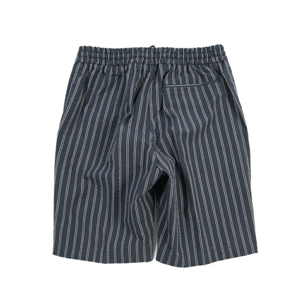 BERWICH “SHORT SPIAGGIA” ノータックコットンショーツ ネイビー(navy) 46 | GUARDAROBA MILANO OFFICIAL STORE
