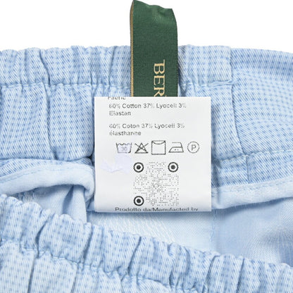 BERWICH “SHORT SPIAGGIA” リヨセル混コットン ストレッチショーツ ライトブルー(lt azzurro75) 46 | GUARDAROBA MILANO OFFICIAL STORE