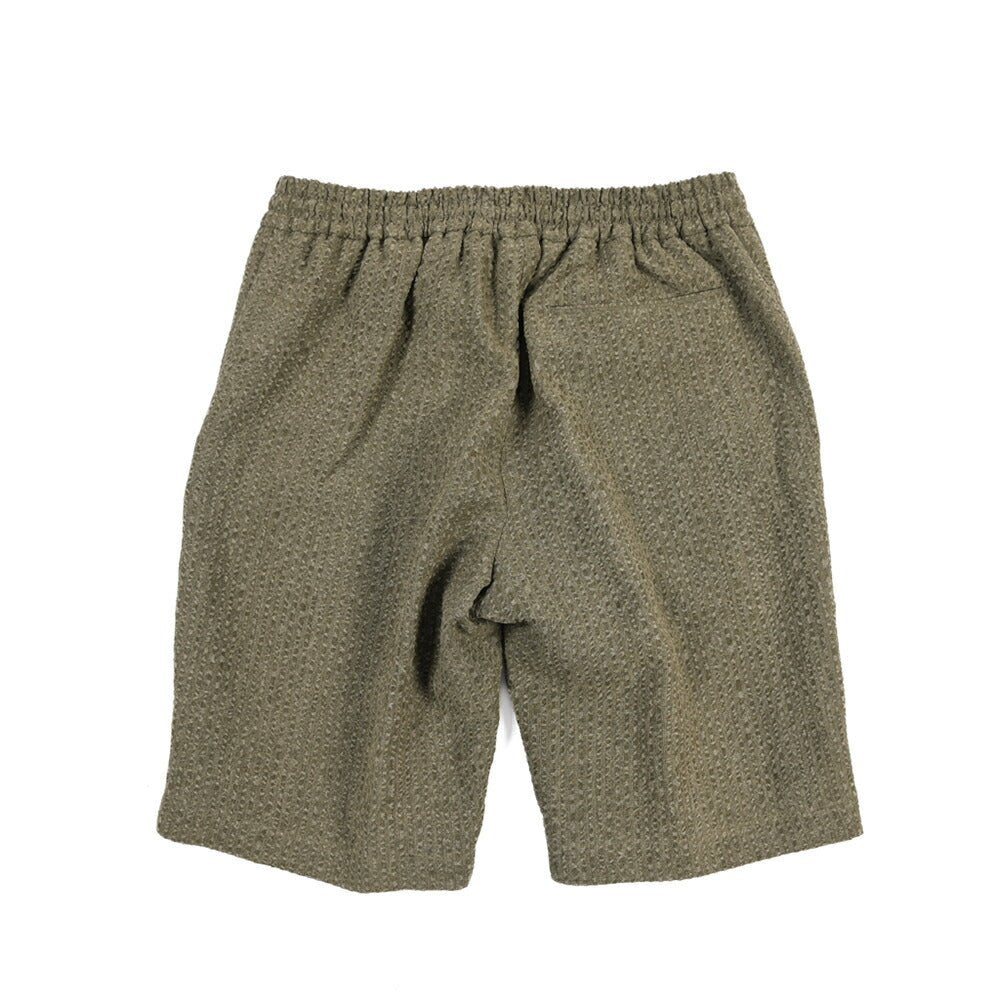 BERWICH “SHORT SPIAGGIA” リヨセル混リネン ノータックショーツ カーキグリーン(army) 46 | GUARDAROBA MILANO OFFICIAL STORE