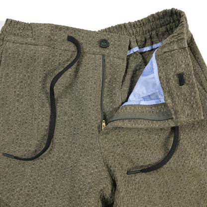 BERWICH “SHORT SPIAGGIA” リヨセル混リネン ノータックショーツ カーキグリーン(army) 46 | GUARDAROBA MILANO OFFICIAL STORE
