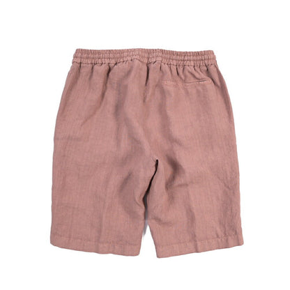 BERWICH “SHORT SPIAGGIA-GD” リネン100% ノータックショーツ ピンク(rosa474) 48 | GUARDAROBA MILANO OFFICIAL STORE