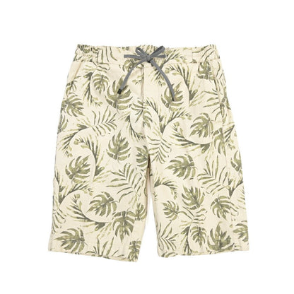 BERWICH “SHORT SPIAGGIA-GD” リネン混コットン ストレッチショーツ オフホワイト(latte802) 46 | GUARDAROBA MILANO OFFICIAL STORE