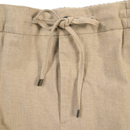 BERWICH “SHORT SPIAGGIA-GD” ストレッチコットン ノータックショーツ ベージュ(beige) 46 | GUARDAROBA MILANO OFFICIAL STORE