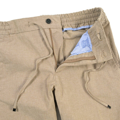 BERWICH “SHORT SPIAGGIA-GD” ストレッチコットン ノータックショーツ ベージュ(beige) 46 | GUARDAROBA MILANO OFFICIAL STORE